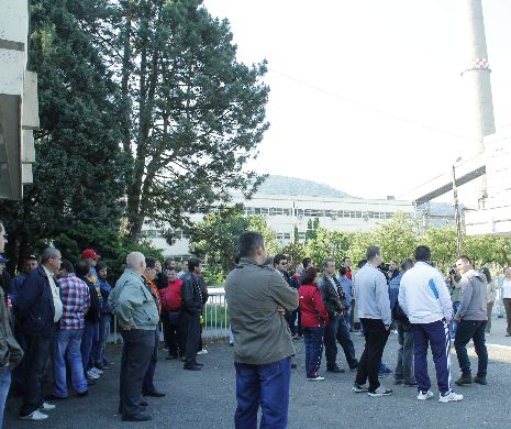 Proteste spontane la Complexul Energetic Hunedoara