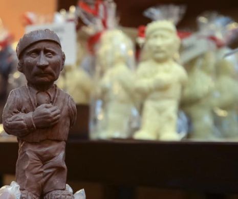 Putin, pușcăriaș de ciocolată, la vânzare în Ucraina