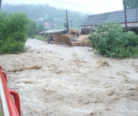 VÂLCEA: 7 familii izolate în Berbești din cauza inundațiilor