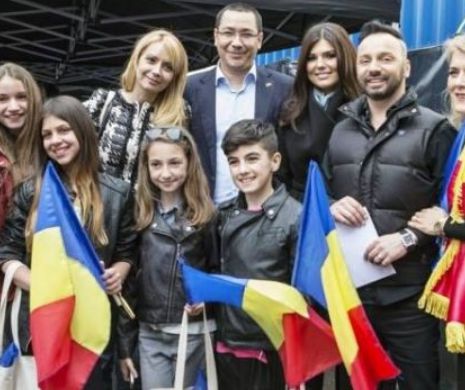 Victor Ponta, poză şi la Eurovision