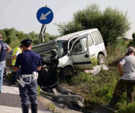 Accident în lanț pe drumul care leagă Reșița de Timișoara