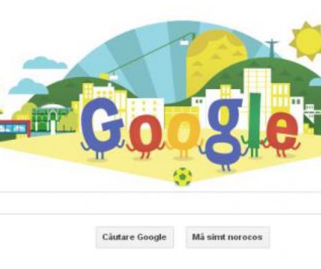 Google sărbătorește astăzi debutul Campionatului Mondial de Fotbal Brazilia 2014. VEZI ce logo a ales