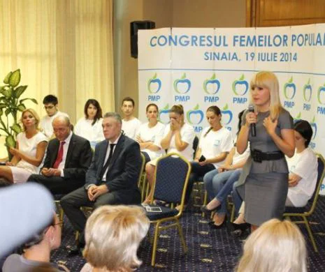 Elena Udrea: PMP este un partid de băsiști!