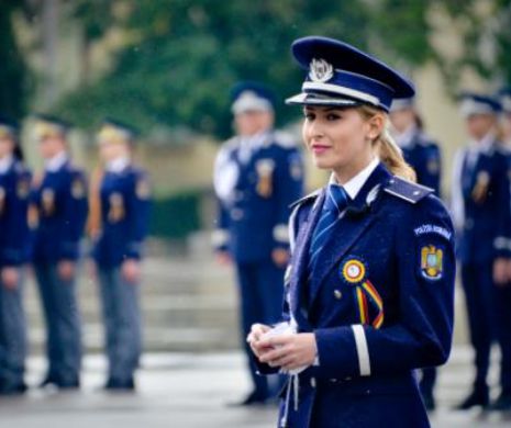 SEDUCĂTOAREA CU CĂTUȘE. Loredana Basamac – CEA MAI BUNĂ șefă de promoție din istoria Academiei de Poliție