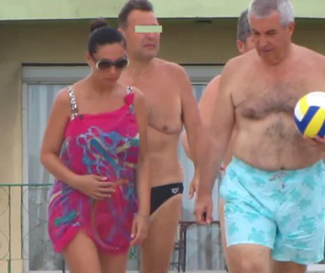 Aparitie BIZARA a doamnei Tariceanu la plaja! Ce se ascunde sub rochita sotia politicianului. VIDEO
