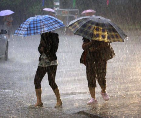 INFORMARE METEO: Vin ploile în toată țara