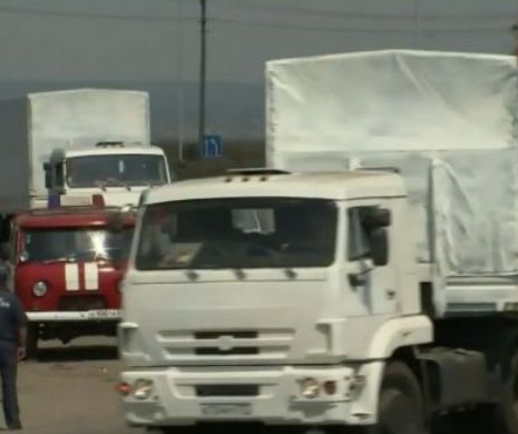 RUSIA a ordonat convoiului umanitar să INTRE în Ucraina