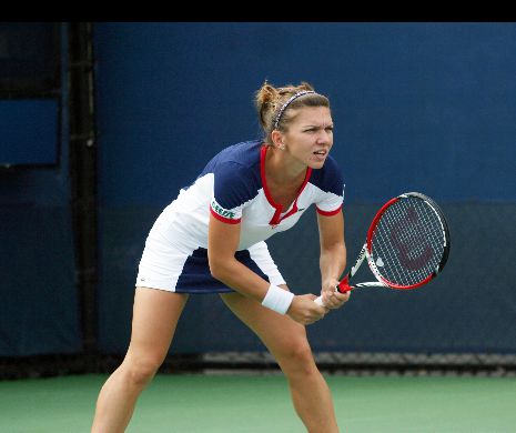 Simona Halep s-a chinuit în debutul de la US Open, dar s-a calificat în turul al doilea