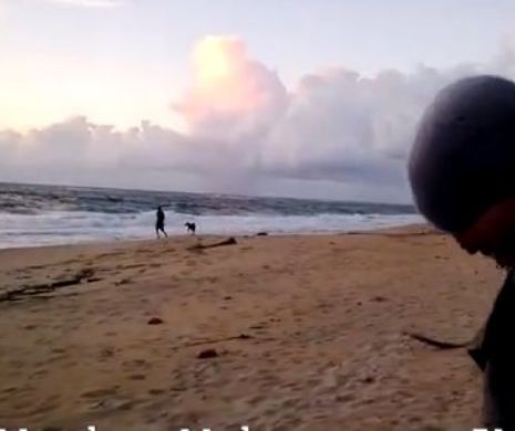 UIMITOR. Cum reacționează o femeie care vede OCEANUL pentru prima dată | VIDEO