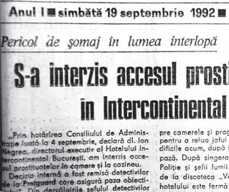 1992, un an greu pentru lumea interlopă a Bucureștiului
