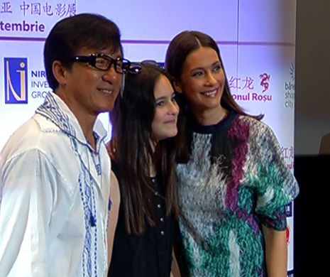 Andreea Berecleanu și-a prezentat fiica lui Jackie Chan