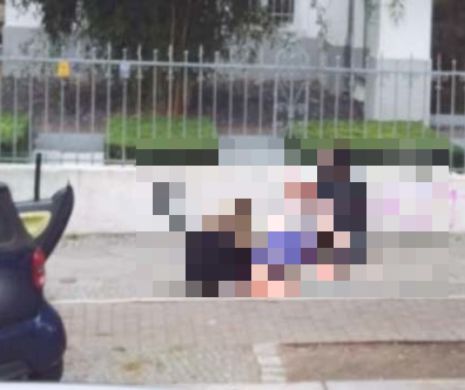 INCREDIBIL. O femeie a nascut pe trotuar, in plina zi. Scena apare in Google Street Wiew