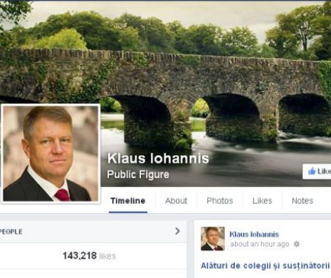 Iohannis, acuzat că îşi cumpără fani pe Facebook din Turcia