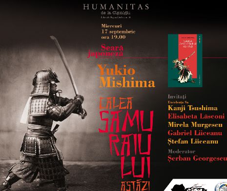 Seara japoneza "Calea samuraiului astazi" la Libraria Humanitas de la Cismigiu