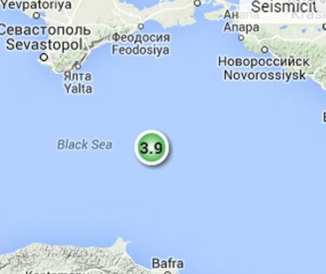 Cutremur în Marea Neagră. Vezi ce magnitudine a avut