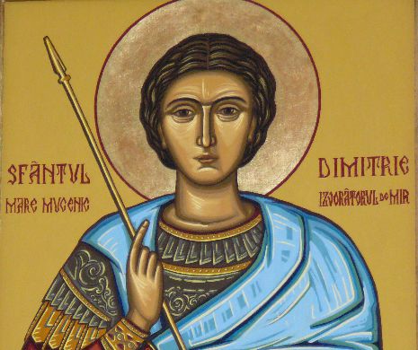 De ce este înarmat Sfântul Dimitrie?