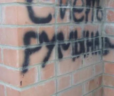 "Moarte ROMÂNILOR". Mesajul în ruseşte care TOT APARE într-un mare oraş locuit de români