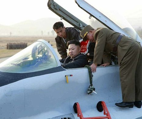Nimeni nu se aştepta. Dolofanul Kim Jong Un încape într-un avion de vânătoare | GALERIE FOTO