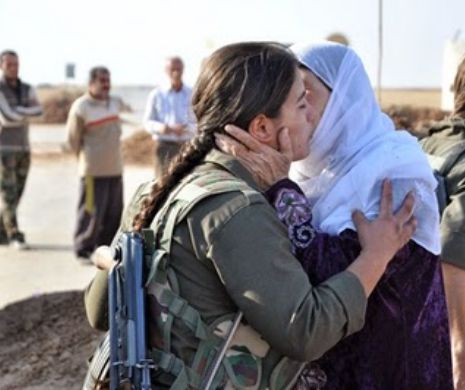 O femeie conduce apărarea kurdă din orașul sirian Kobane