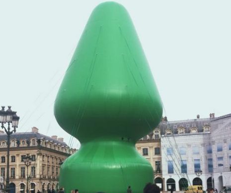 Penisul din centrul Parisului vandalizat