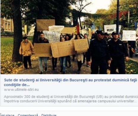 Scandal printre studenţii din Bucureşti