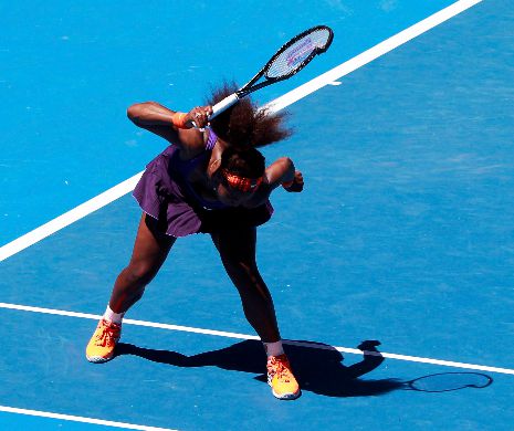 Serena Williams a CEDAT NERVOS în timpul semifinalei. VIDEO