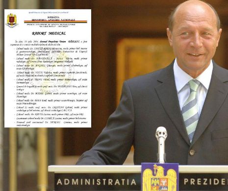 Traian Băsescu: Sunt SĂNĂTOS tun! Am BOALĂ pe hoți!