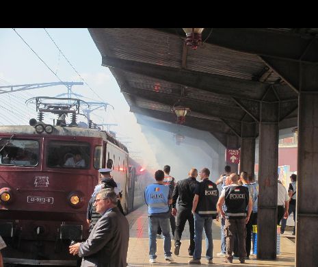 Ultraşii maghiari au ajuns în Capitală! Incidente în Gara Băneasa