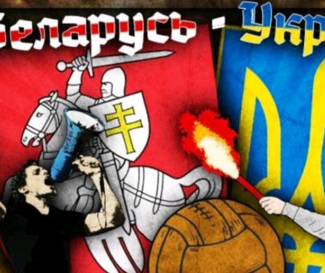 VIDEO FENOMENAL: La meciul Belarus - Ucraina, suporterii s-au unit și au scandat împotriva lui Putin