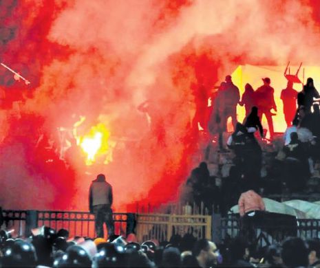 Apogeul violenței în Egipt, atins la un meci de fotbal