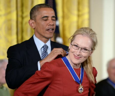 Barack Obama: „Am spus-o public: O iubesc pe Meryl Streep. O iubesc