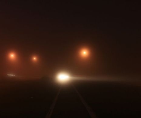 COD GALBEN de ceață. Scăderea vizibilității pe autostradă poate fi sub 50 m