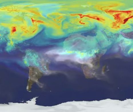 Frumoase, dar devastatoare. Cum arată emisile de CO2 emise în atmosferă vreme de un an | VIDEO