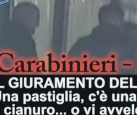 IMAGINI ÎN PREMIERĂ. Cum sunt INIȚIAȚI membrii MAFIEI din Calabria | VIDEO