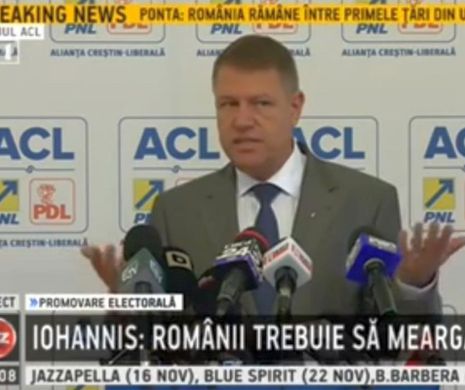 Klaus Iohannis a cântat imnul României într-o conferință de presă