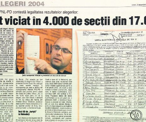Memoria EVZ. Decembrie 2004: „Ole, ole, ole, PSD-ul nu mai e!” Cursa de infarct a lui Traian Băsescu pentru a-l învinge pe Adrian Năstase