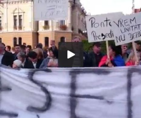 Mitinguri de susţinere pentru premierul Victor Ponta în Galaţi şi Baia Mare