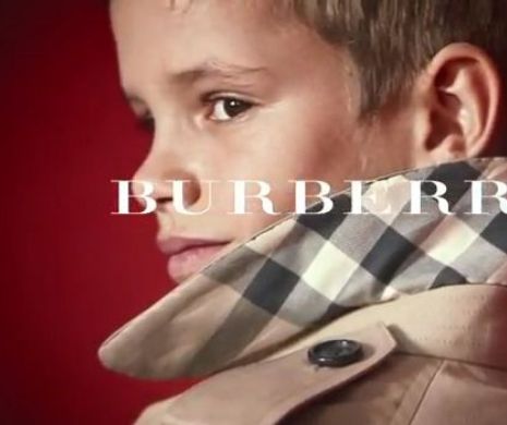 Romeo Beckham, star de cinema și noua imagine Burberry