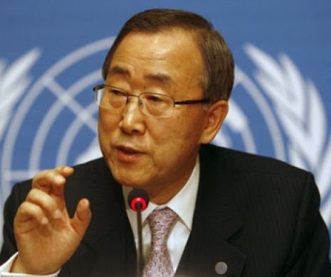 Secretarul general al ONU Ban Ki-moon: Israelienii şi palestinienii trebuie  să se îndepărteze de PRĂPASTIE şi să găsească o cale a păcii înainte ca SPERANȚA şi timpul să se risipească