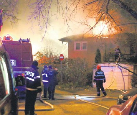 VIP-urile din Băneasa, afumate de un incendiu la un imobil modest!