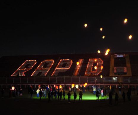 Fanii Rapidului l-au comemorat pe Nae Manea. FOTO și VIDEO