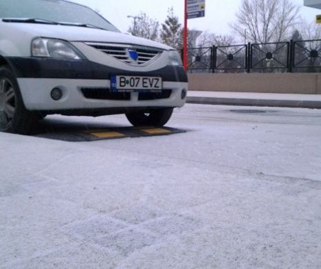 FENOMEN RAR. Ploaie de gheaţă în Bucureşti. Cod GALBEN de polei. Vezi zonele afectate