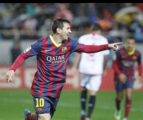FOTBAL EUROPEAN. FC Barcelona - Espanyol, 5-1. Lionel Messi a marcat și el un hattrick
