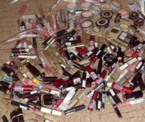 PERCHEZIȚII la un SALON de înfrumusețare FANTOMĂ. Au fost descoperite peste 10.000 de produse cosmetice fără documente