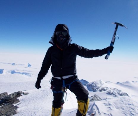 Un ROMÂN a ajuns pe cel mai înalt munte din Antarctica