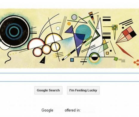 Wassily Kandinsky omagiat de Google printr-un Doodle