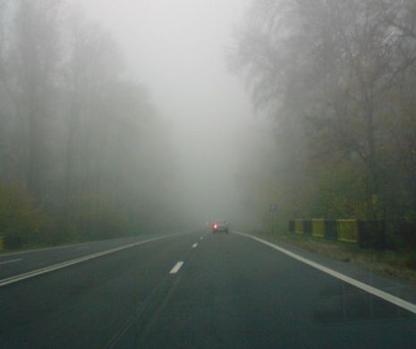 Cod galben de ceață pentru 7 județe din Moldova