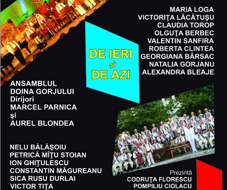 Concert folcloric la Sala Radio: Orchestra de Muzică Populară Radio şi Ansamblul „Doina Gorjului"