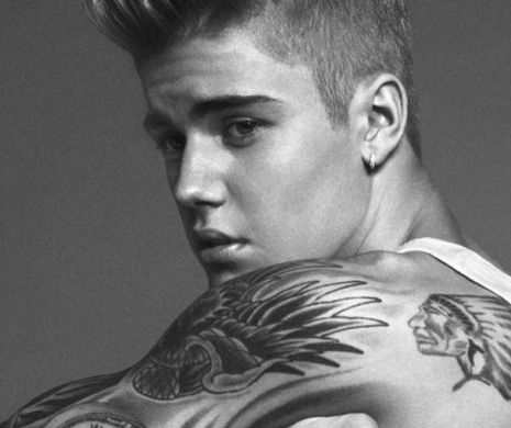 Justin Bieber, pictorial sexy cu un model de top
