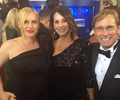 Nadia Comăneci și Bart Conner, alături de starurile de la Hollywood, la „Globurile de Aur”